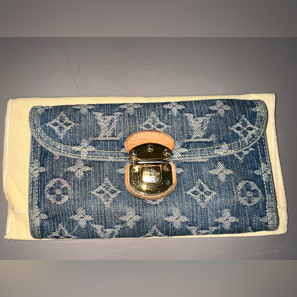 Louis Vuitton Monogram Denim Wallet